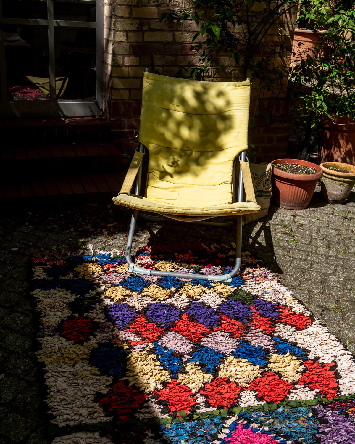 Boucherouite Runner Rug "Rawen"